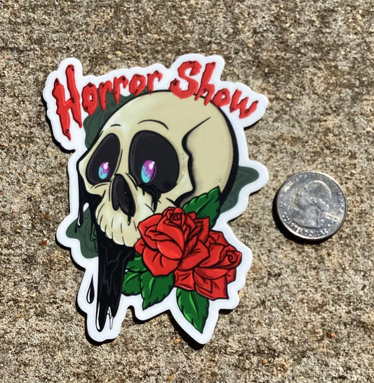 Sticker Skull and Roses