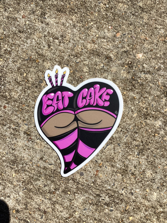 Sticker Eat Cake Chocolate